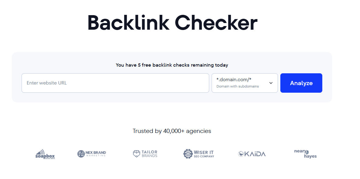 SE Ranking Backlink Checker Ekran Görüntüsü