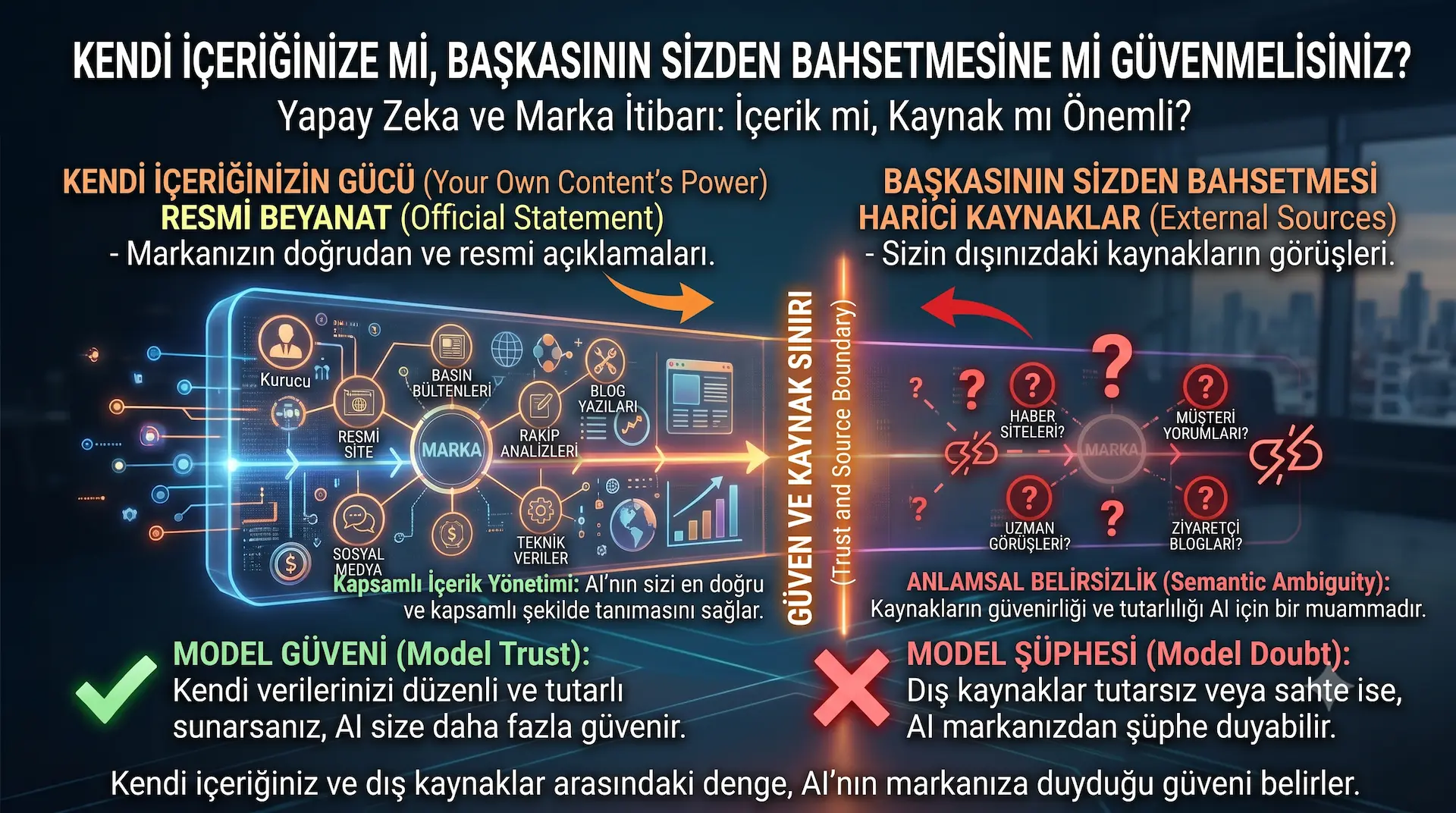 Kendi İçeriğinize mi, Başkasının Sizden Bahsetmesine mi Güvenmelisiniz?
