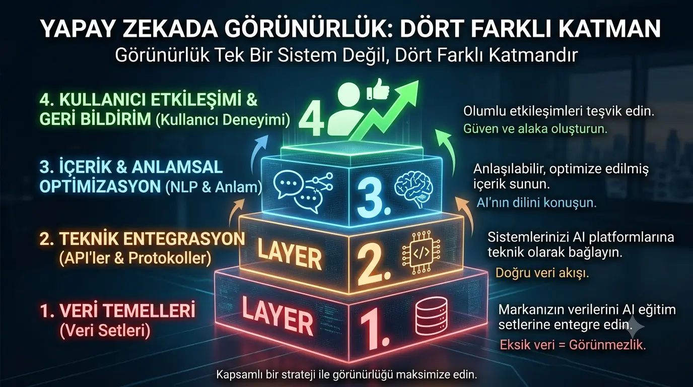 Yapay Zekada Görünürlük Tek Bir Sistem Değil, Dört Farklı Katmandır