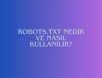 Robots.txt Nedir ve Nasıl Kullanılır